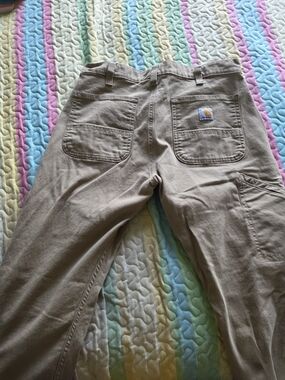 Carhartt Khaki Relaxed Straight Work Pants